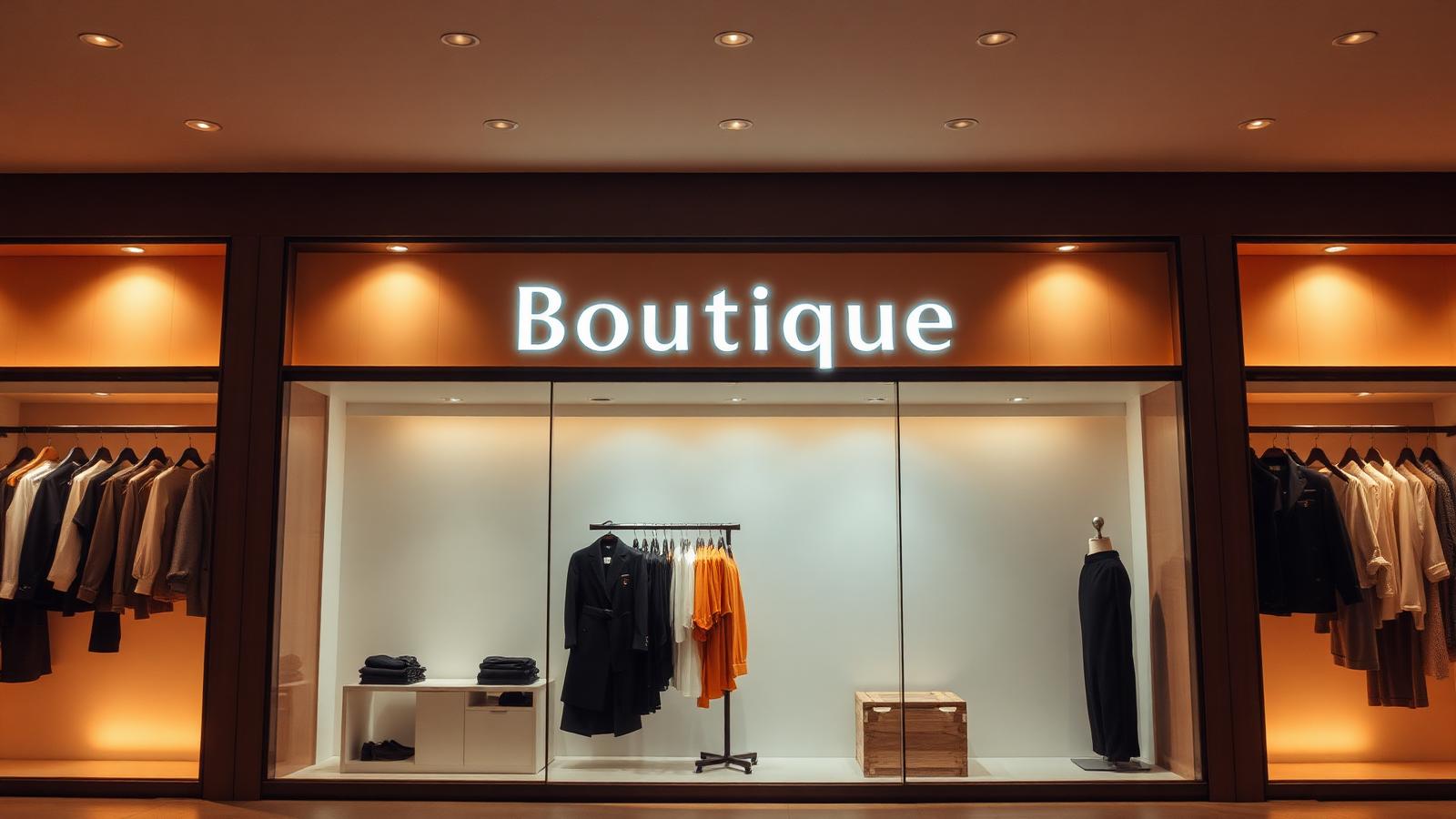 Clothing and Accessories storefront